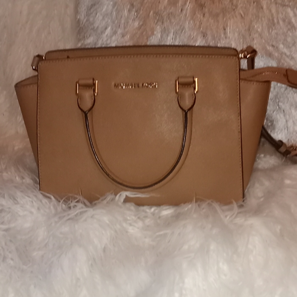 Michael Kors medium Selma satchel medium Peanut